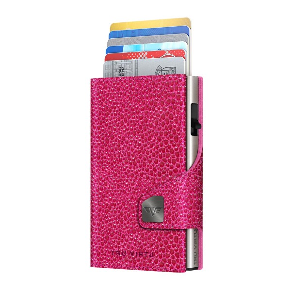 Wallet CLICK &amp; SLIDE Sting Ray Fuchsia/Silver