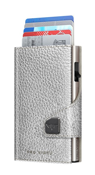 Wallet CLICK & SLIDE Silver Metallic/Silver