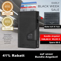 Wallet CLICK & SLIDE Nappa Black/Black