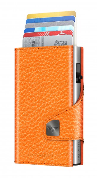 Wallet C&S Pebble Orange/Silver