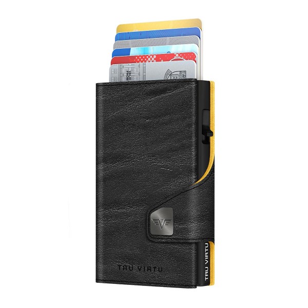 Wallet C&S Coin Pocket Caramba Black-Yellow/Black