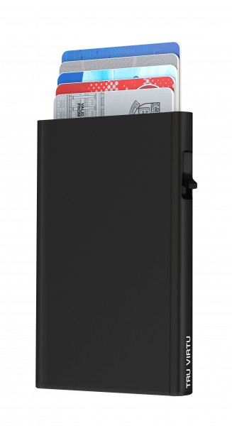Porta Tessere CLICK & SLIDE Black Magic