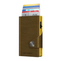 Wallet CLICK & SLIDE Caramba Mossgreen-Yellow/Gold