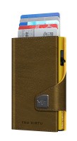 Wallet CLICK & SLIDE Caramba Mossgreen-Yellow/Gold