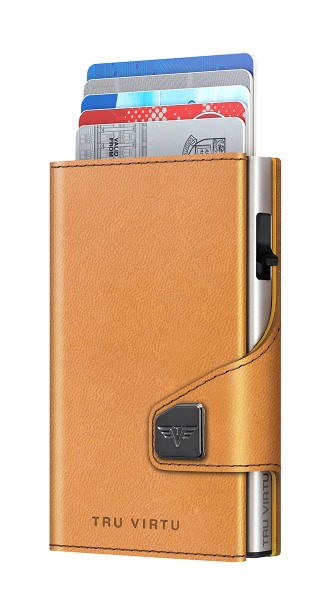 Portafoglio C&S Vegan Bio Apple Noce/Argento