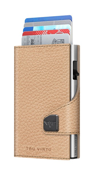 Portafoglio C&S Pebble Nude/Argento