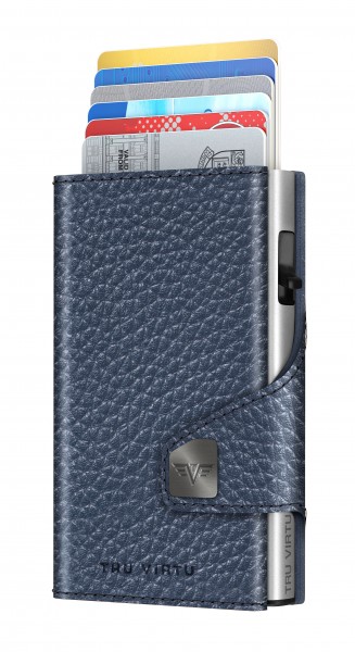 Wallet C&S Pebble Navy Blue/Silver