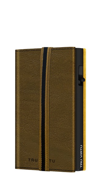 Wallet C&S Strap Edge Caramba Mossgreen Earth/Blac