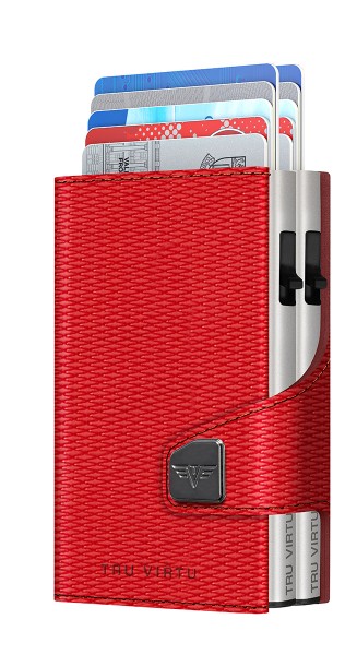 Doublewallet CLICK & SLIDE Rhombus Coral/Silver