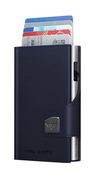 Portafoglio C&S Vegan Bio Dark Blue/Silver