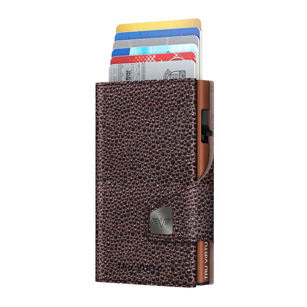 Wallet CLICK &amp; SLIDE Sting Ray Brown/Brown
