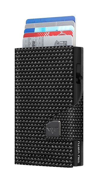 Wallet CLICK & SLIDE Diagonal Carbon/Black
