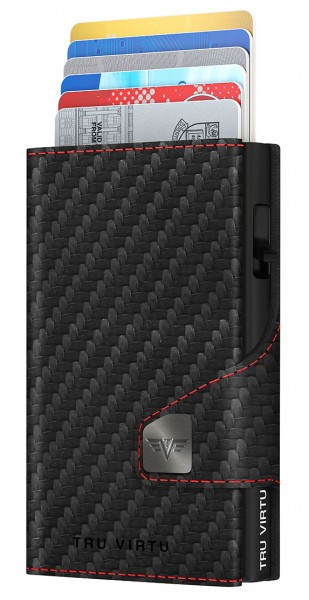 Wallet CLICK & SLIDE Hi-Tech RS Carbon Fi Bla/Red
