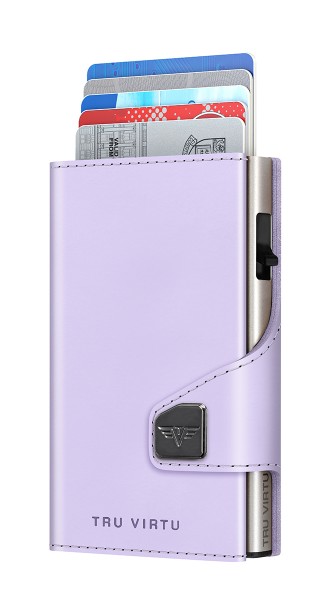 Wallet CLICK & SLIDE Lilac Matt/Silver