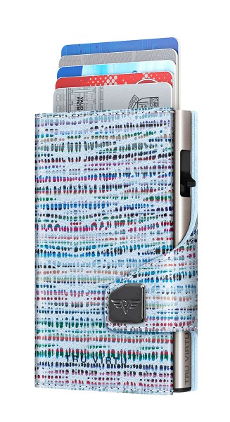 Wallet CLICK & SLIDE Bamboo Blue/ Silver