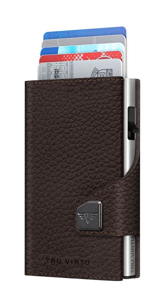 Portafoglio C&S Pebble Brown/Silver